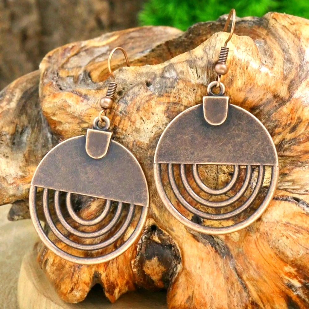 Boho style drop earrings